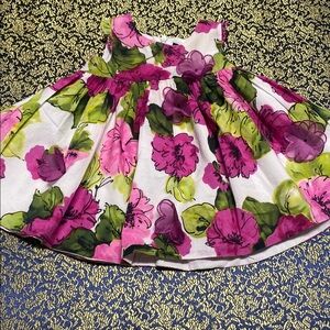 D&G Kids Floral Dress - Pink and Green